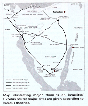 Map of Har Karkom